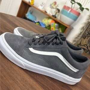 Vans Gray Suede Shoes